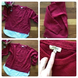 Umgee Tops - NWOT Boutique Shirttail SweaterSize M fits like lg Umgee Tops - NWOT Boutique Shirttail SweaterSize M fits like lg